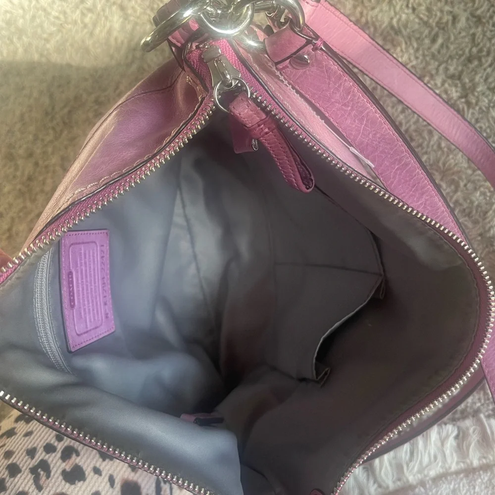 Pink Coach Purse - Picture 2 of 4